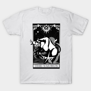 Taurus Zodiac Sign Illustration T-Shirt